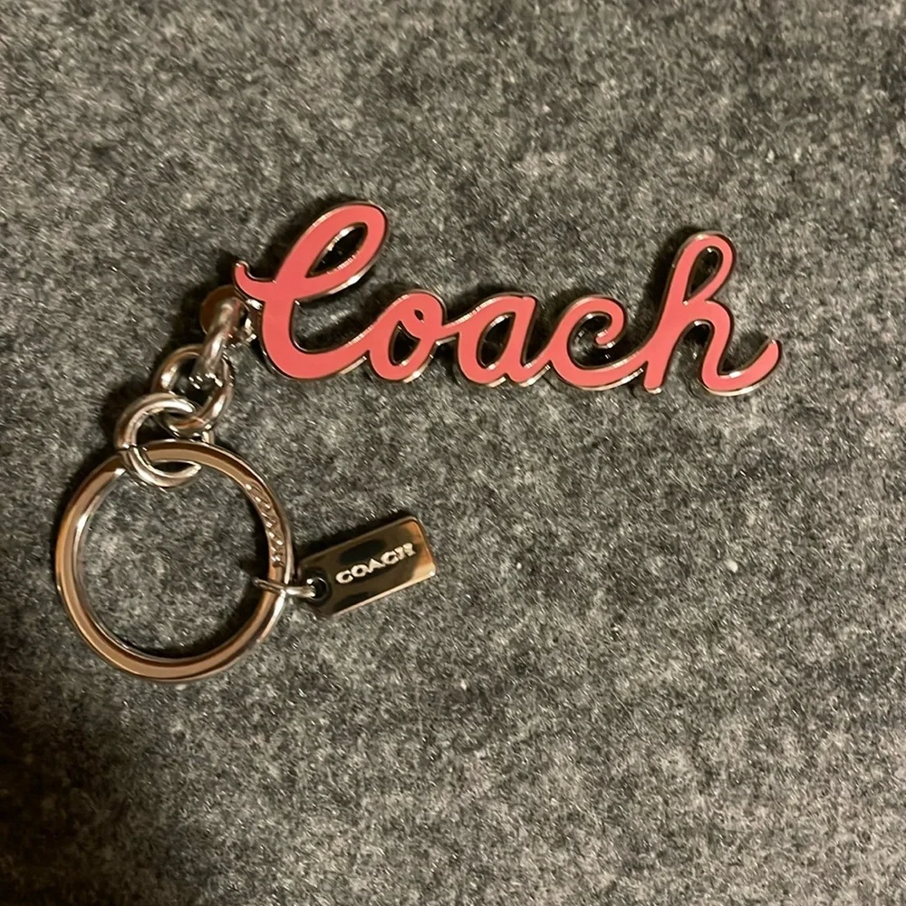 Maroon Coach Keychain